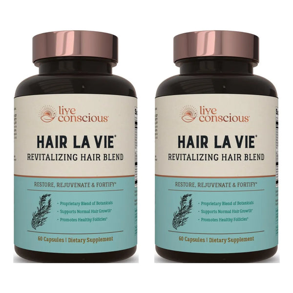 Mezcla Revitalizante De Vitaminas Para Cabello Con Biotina Y Colágeno Paquete De 2