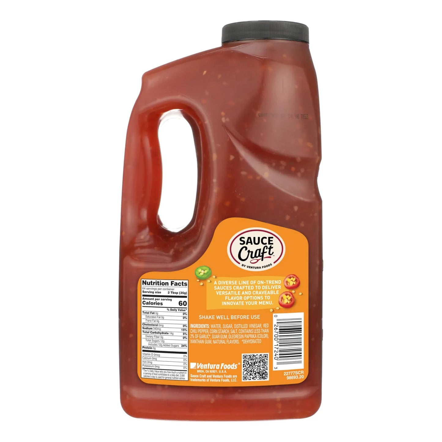 Salsa De Chile Dulce Versátil Para Inmersión 1.89 Litros LLC Sauce Craft