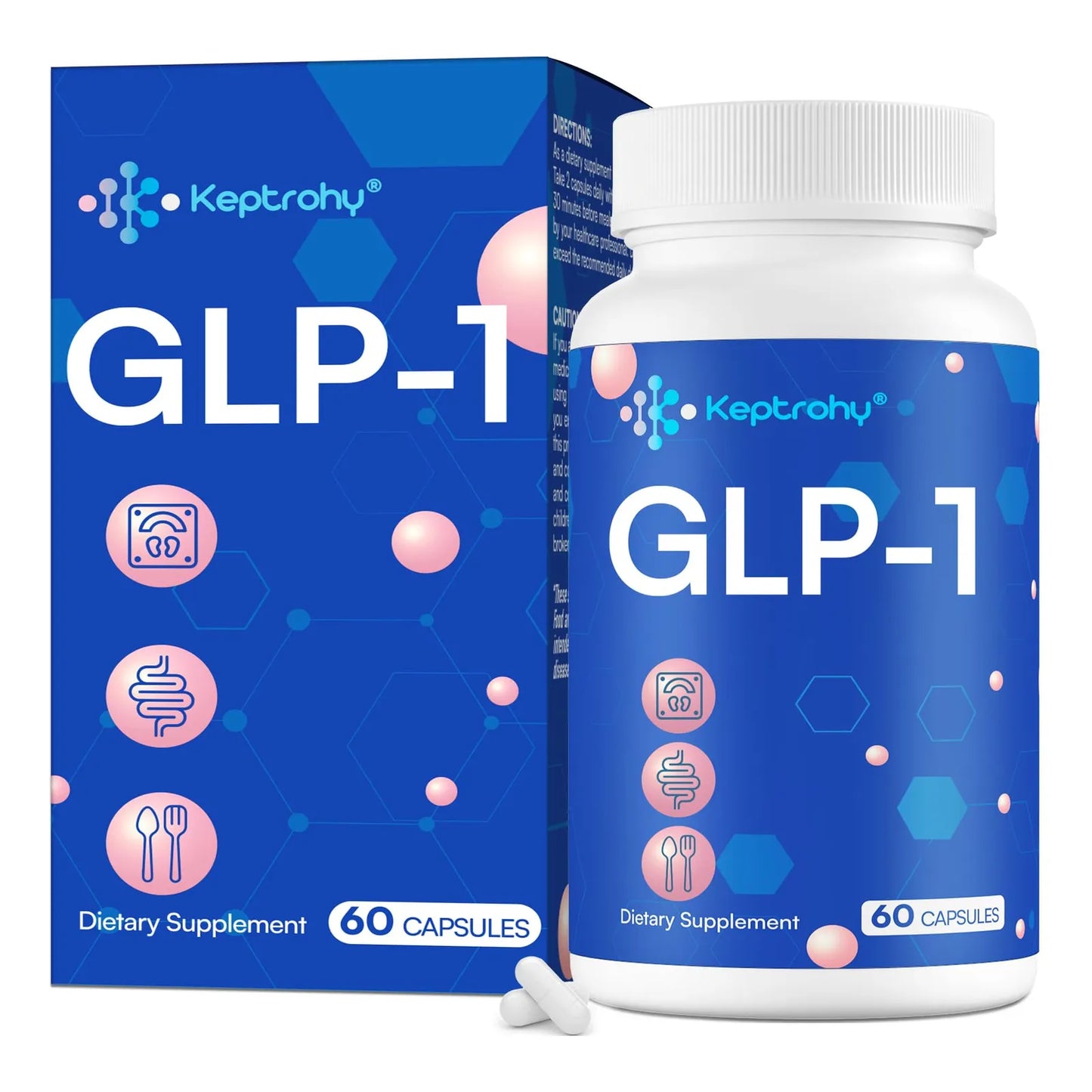 Suplemento GLP-1 Natural Soporte Energía Digestión Y Salud 30 Cápsulas