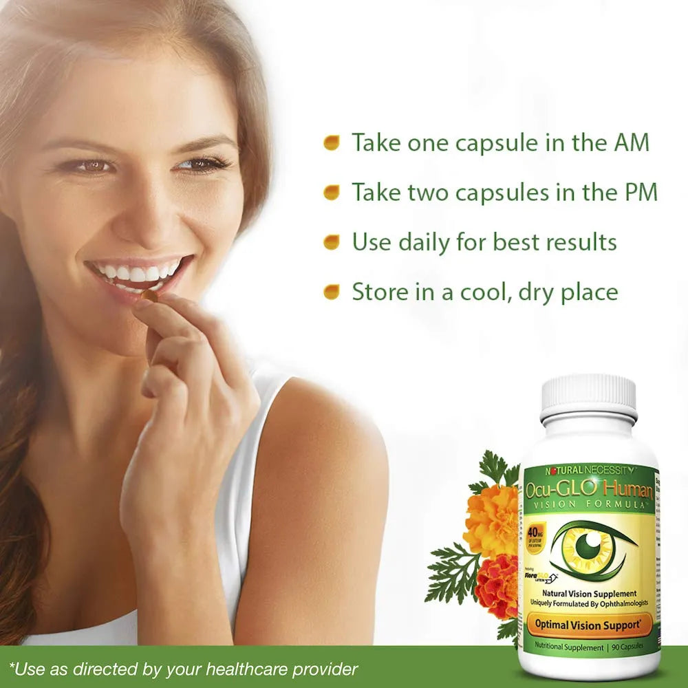 Ocu GLO Human Vision Formula 90 Capsulas Suplemento Salud Ocular
