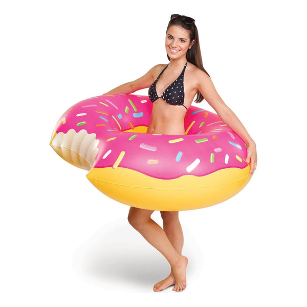 Flotador Gigante De Donut Para Piscina 4 Pies Bigmouth Inc Diversion Familiar