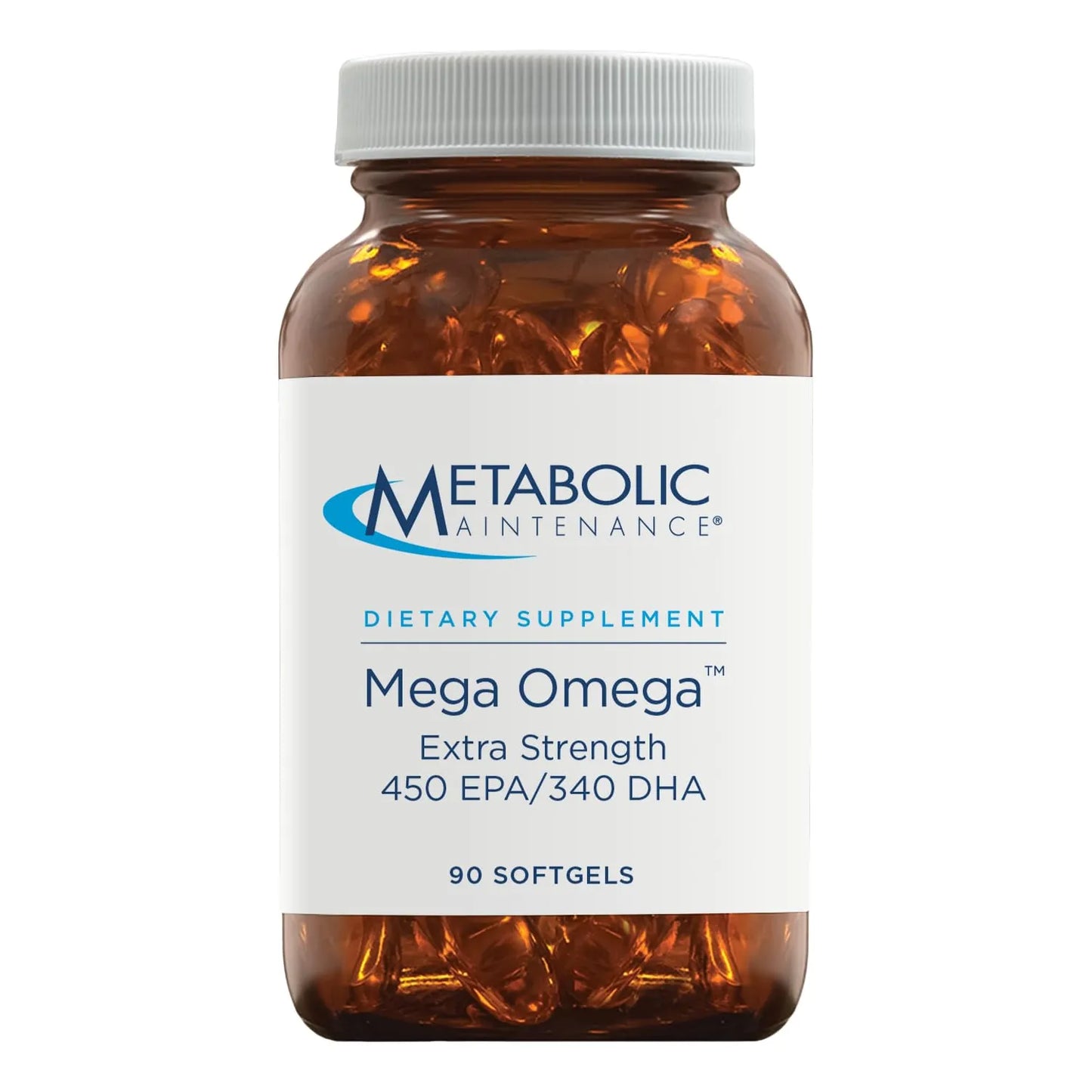 Mega Omega Extra Strength Suplemento EPA DHA Omega 3 1000 Mg Aceite Pescado Concentrado 100 Capsulas