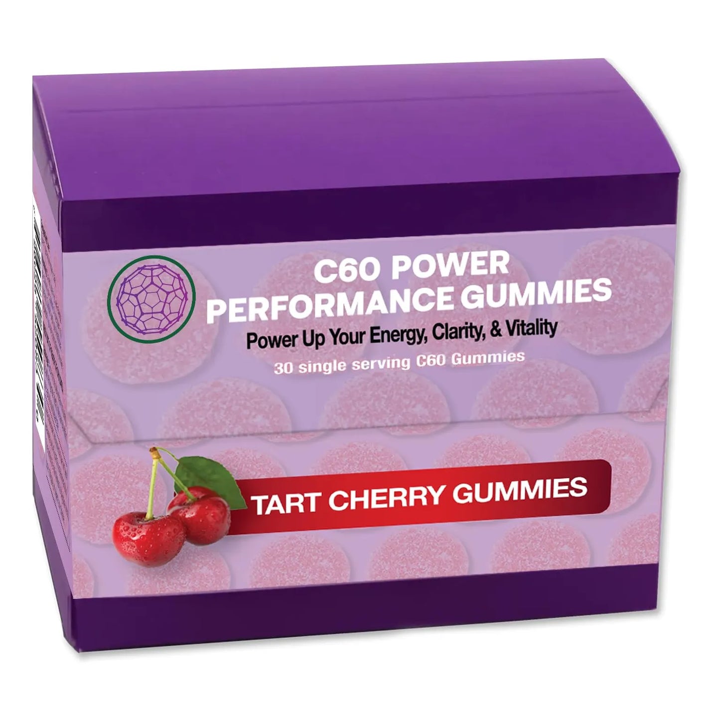 Gomitas C60 Power Antioxidante 99 Puro Sabor Cereza Ácida 30 Porciones