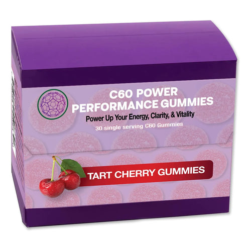 Gomitas C60 Power Antioxidante 99 Puro Sabor Cereza Ácida 30 Porciones