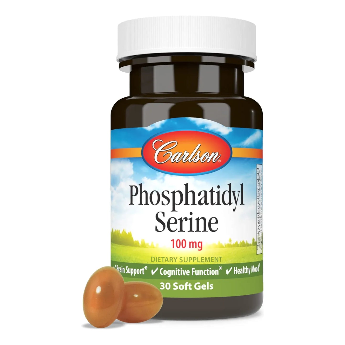 Fosfatidilserina 100 Mg Capsulas Blandas Soporte Cerebral Natural