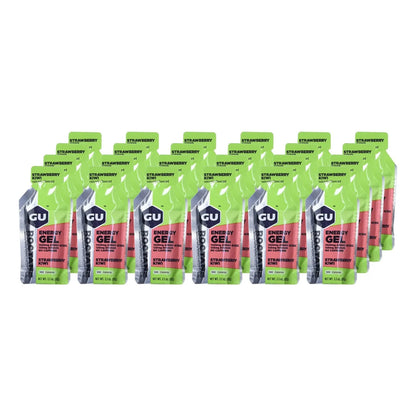 Gel Energético GU Roctane Endurance Fresa Kiwi 24 Unidades Doble Fuente Energía