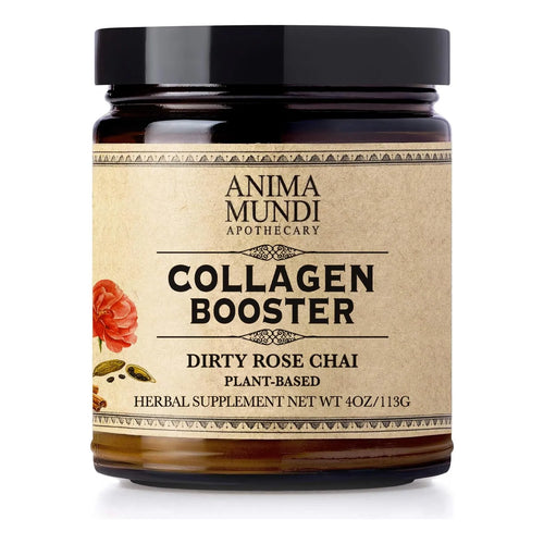 Polvo Potenciador De Colageno Vegano Especias Chai Rosa Vainilla Piel Cabello Uñas