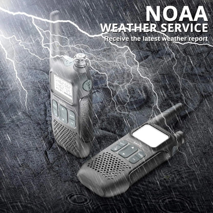 Radioddity FS-T1 Walkie Talkie Largo Alcance Sin Licencia Con NOAA Y USB