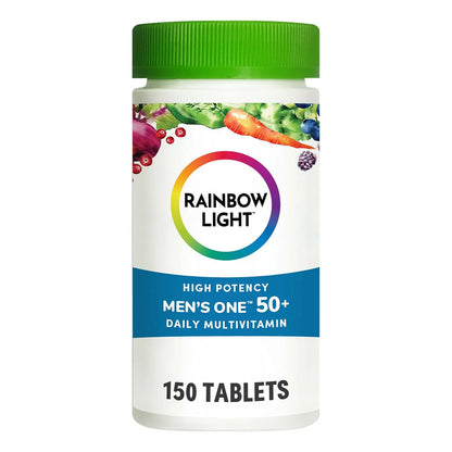Multivitaminico Hombres 50 Plus Vitamina C D Zinc Probióticos Rainbow Light