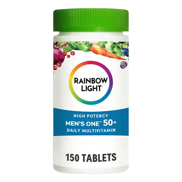Multivitaminico Hombres 50 Plus Vitamina C D Zinc Probióticos Rainbow Light