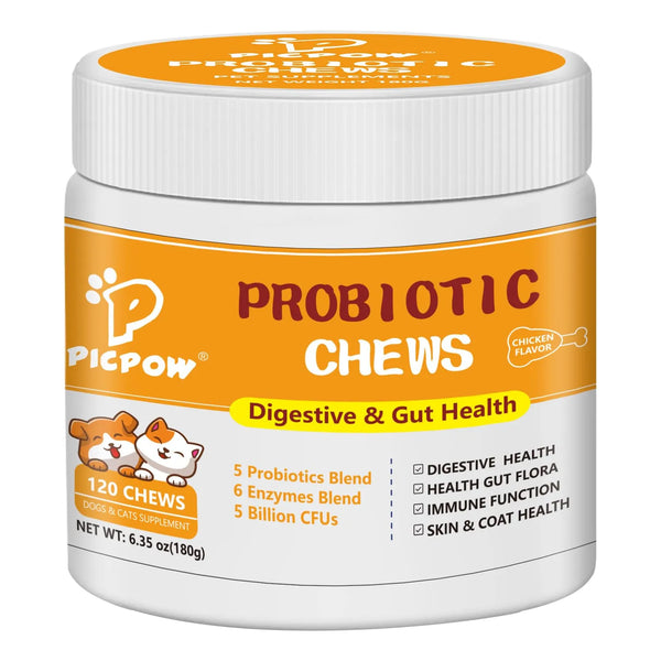 Probióticos Para Perros Con Prebióticos Enzimas Digestivas Y Calabaza Salud Intestinal Y Pelaje Brillante