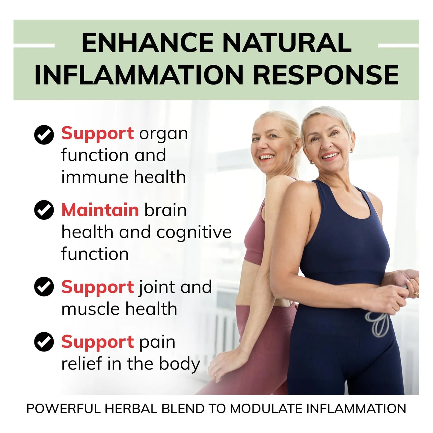 Fórmula Orgánica Antiinflamatoria Con Cúrcuma Jengibre Boswellia Vegano Sin OMG