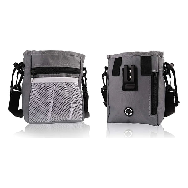 Bolsa De Golosinas Pets First Para Entrenamiento Canino Color Gris