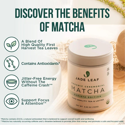 Polvo De Té Verde Matcha Grado Ceremonial Japonés Energía Natural Y Enfoque