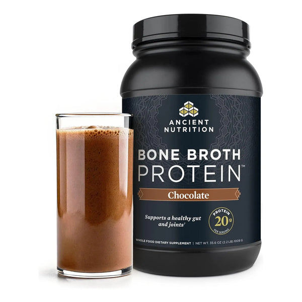 Proteina En Polvo Caldo De Hueso Chocolate 2.2 Lb Suplemento Nutritivo