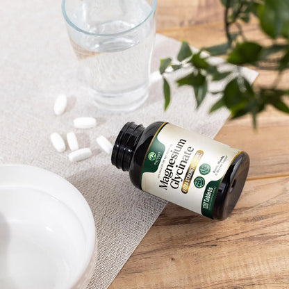 Píldoras De Magnesio 500 Mg Quelatado Absorción Superior Sueño Músculos Corazón