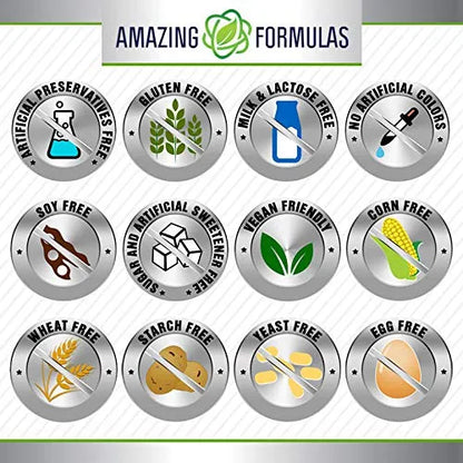 Berberina 1200 Mg 60 Capsulas Vegetales Sin Gluten Sin Omg