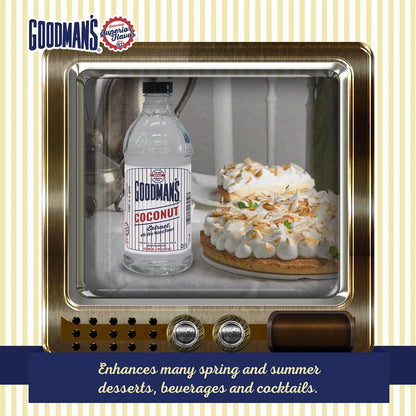 Extracto De Coco Tropical Goodmans Sin Gluten Y Kosher Para Postres Y Bebidas