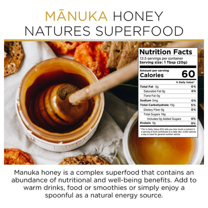 Miel De Manuka Cruda 100 Pura MGO 300 UMF 10 88 Oz Importada De Nueva Zelanda