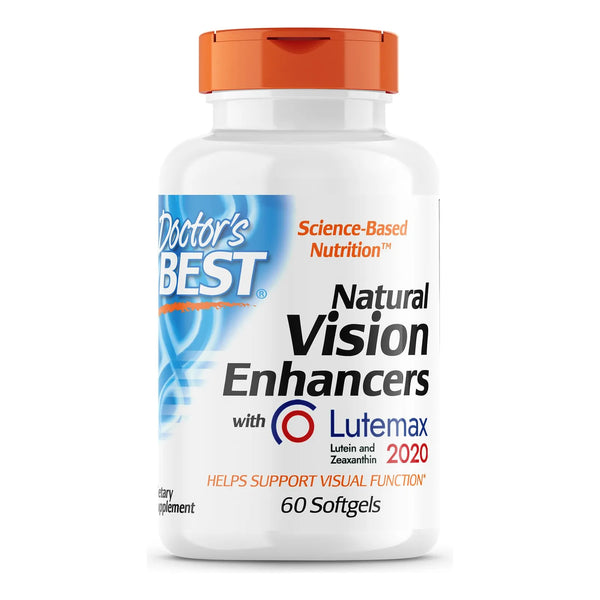 Doctors BEST Potenciador Natural Vision Lutemax 2020 Protege Ojos De Luz Azul 60 Capsulas