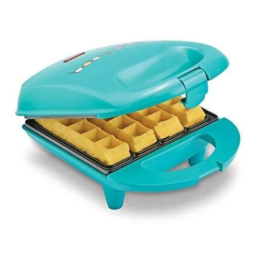 Maquina Para Hacer Wafles Babycakes Mini Verde 4 Palitos Antiadherente 500W