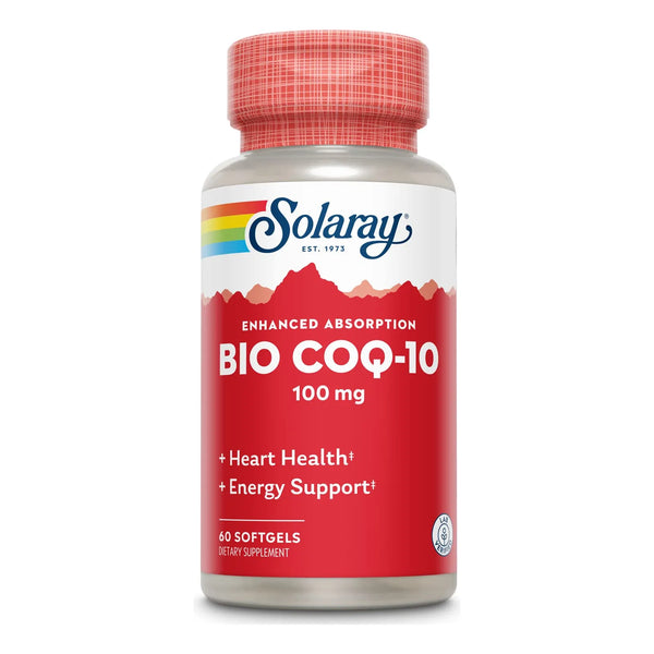 Coq10 Bio 100 Mg Con Vitaminas A Y E Soporte Cardiaco Y Energia 60 Caps