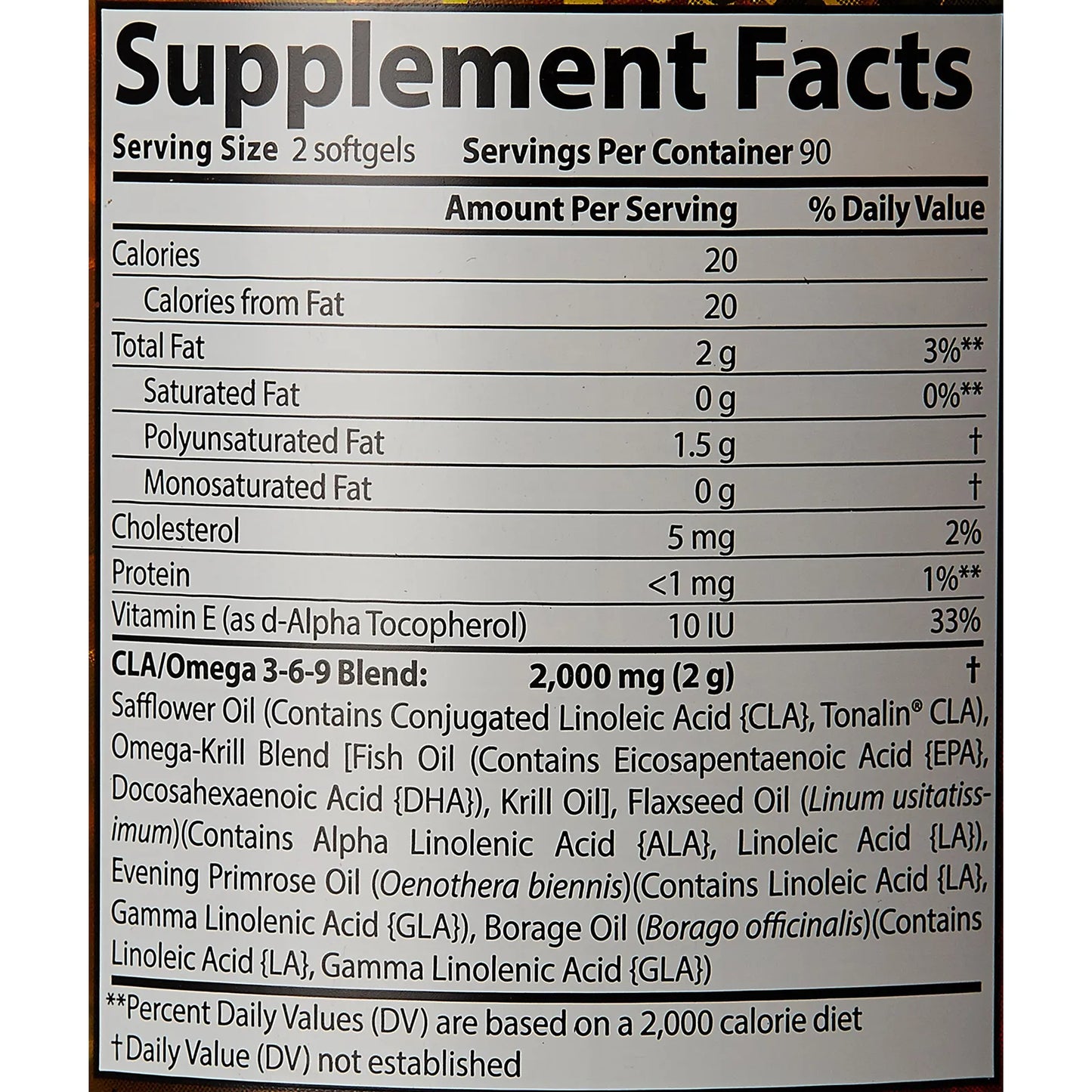 Capsulas Censor Pérdida De Grasa Y Tonificación Corporal Con CLA Y Omega 3-6-9 180 Unidades