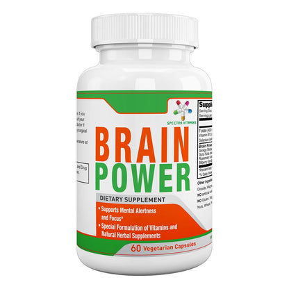 Suplemento Poder Cerebral Concentracion Memoria Ginkgo Biloba 60 Capsulas