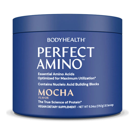 Perfectamino Bcaa Eaa Polvo Energizante Moca 30 Porciones