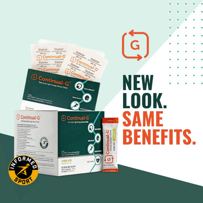 Polvo De Glutatión Antioxidante 415mg Sabor Limón Lima Continual G 40 Sobres