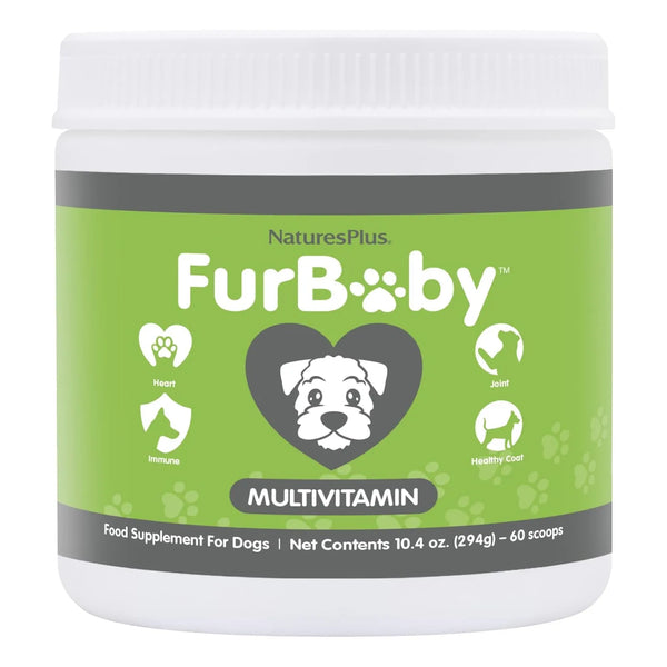 Multivitaminico Natural Para Perros NaturesPlus FurBaby 295g Salud Articulaciones Y Pelaje