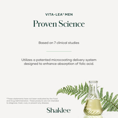 Multivitaminico Vita Lea Men Shaklee Salud Cardiaca Inmunologica Osea