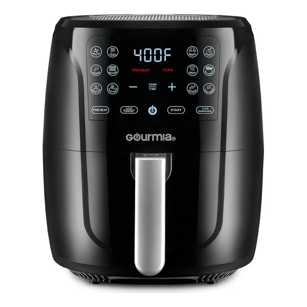 Freidora De Aire Gourmia 6 Cuartos Digital 12 Funciones Cocina Saludable Sin Aceite