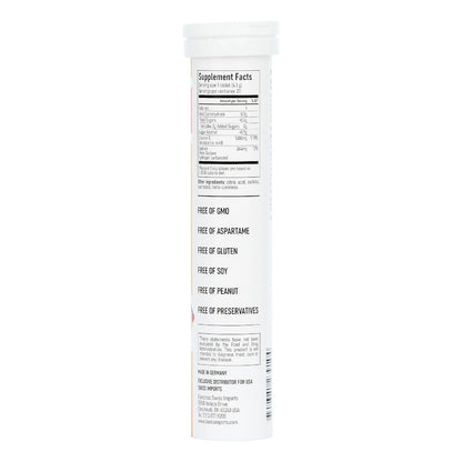 Vitamina C Efervescente 1000 Mg 240 Tabletas Sabor Naranja