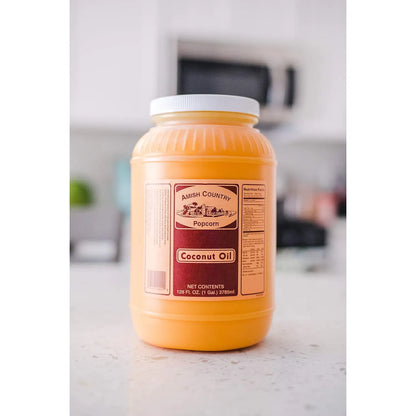 Aceite De Coco Para Palomitas Amish Country 3.8 L 100% Natural Sin OMG Y Sin Gluten