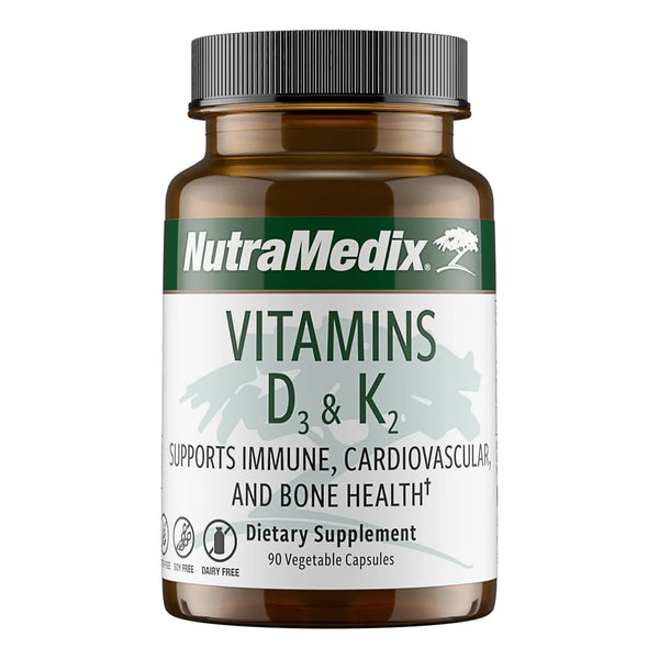 Suplemento De Vitamina D3 Y K2 Para Salud Inmunológica Cardíaca Y Ósea 90 Cápsulas