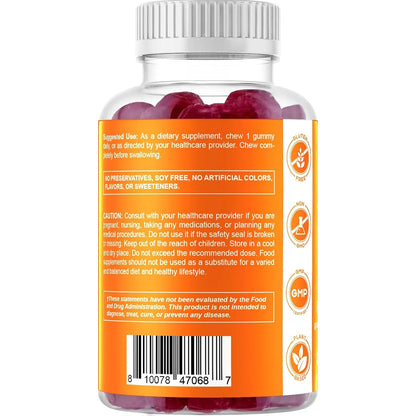 Gomitas Vitamina D3 5000 Ui Sabor Fresa Vitamatic Paquete X 2 120 Unidades