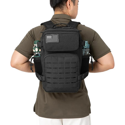Mochila Tactica Militar QT&QY 35L 45L Resistente Al Agua Sistema Molle
