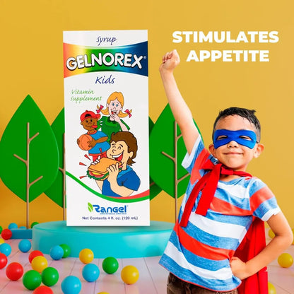 Jarabe De Vitamina B Para Niños 120Ml Gelnorex Suplemento Infantil
