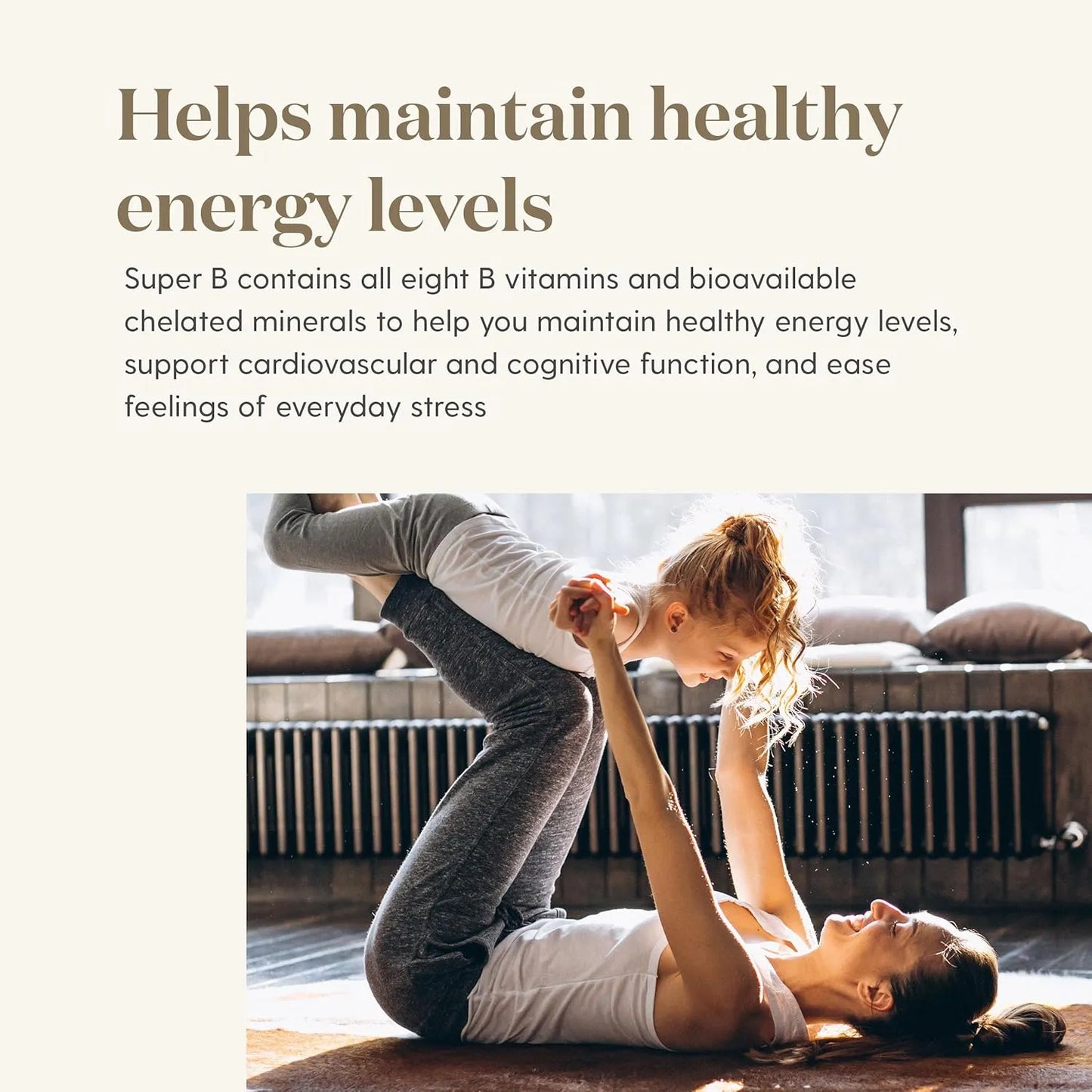 Tabletas Super B Vitaminas Minerales Energía 60 Unidades