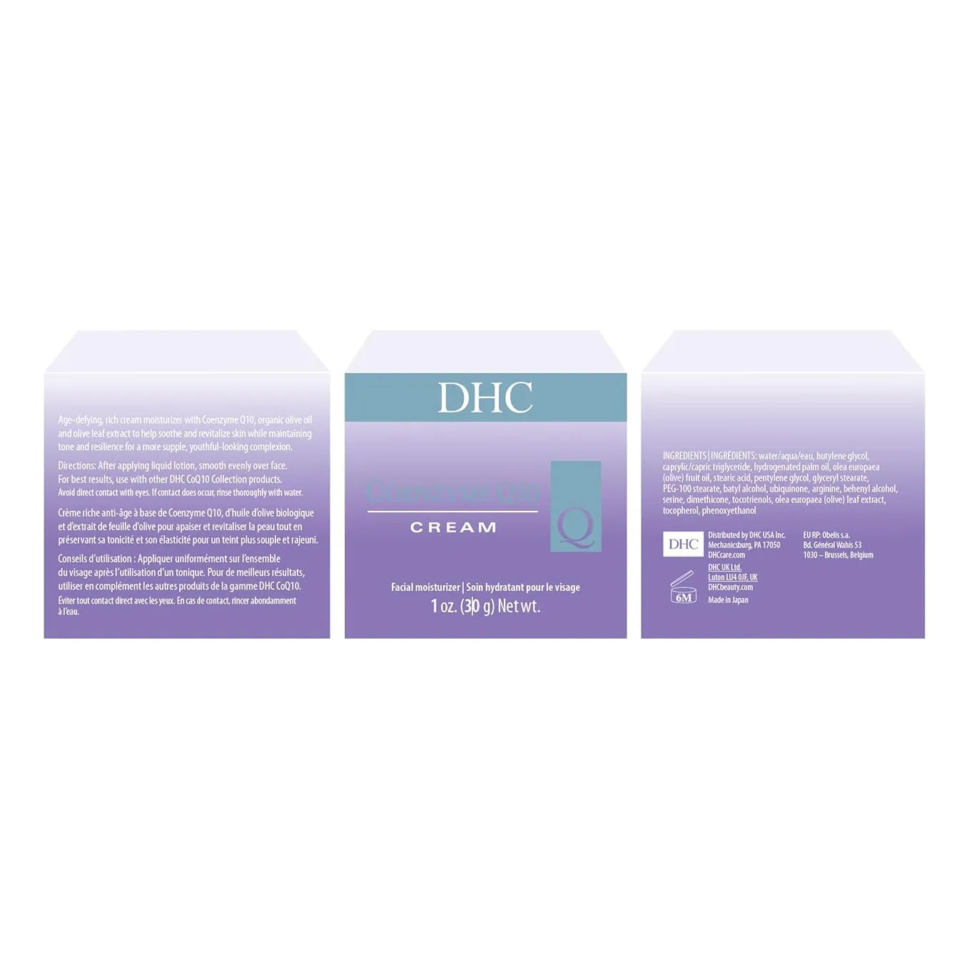 Crema Coenzima Q10 Antienvejecimiento Hidratante 30ml DHC Piel Firme