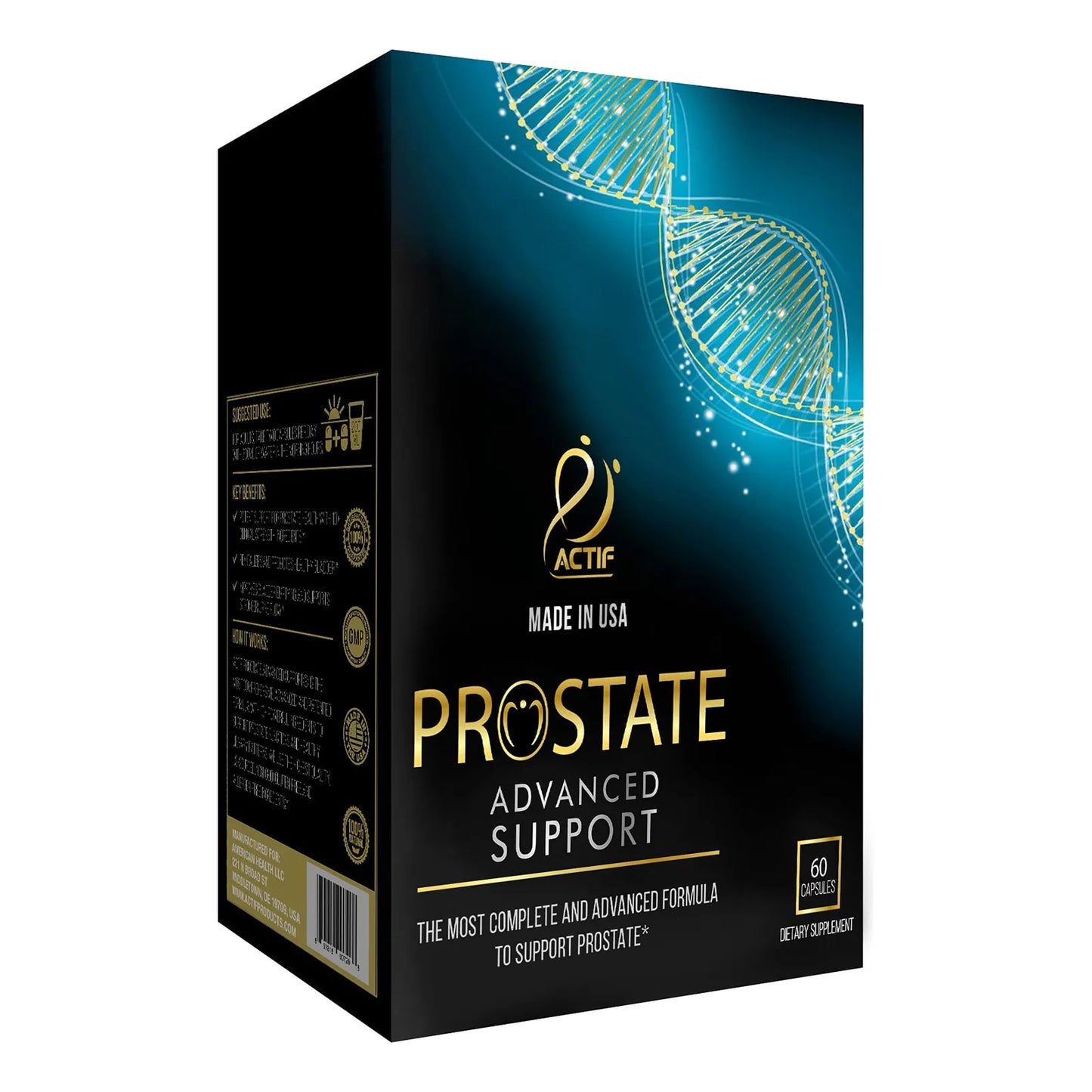 Soporte Avanzado De Prostata 20 Factores 60 Capsulas Formula Premium Usa