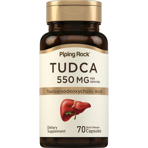 Cápsulas De Ácido Taursodesoxicólico 550mg 70 Unidades Salud