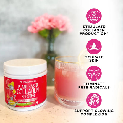 Colageno Vegano En Polvo Para Mujeres Piel Cabello Y Uñas Con Vitaminas