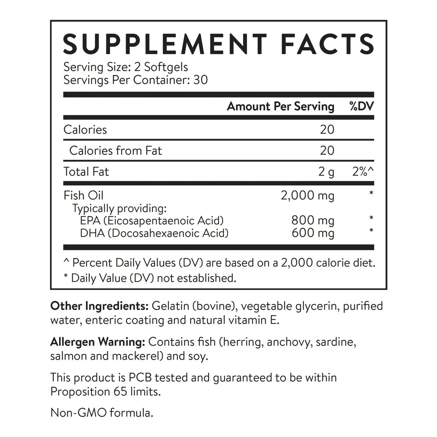 Smart Omega 3 Aceite De Pescado Sin Eructos 1400 Mg EPA DHA 60 Capsulas