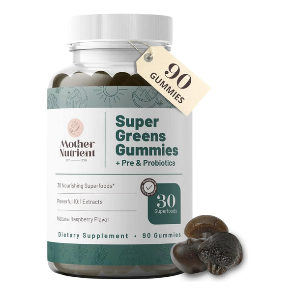 Gomitas Super Greens Con 30 Superalimentos Multivitamínicos Vegetales