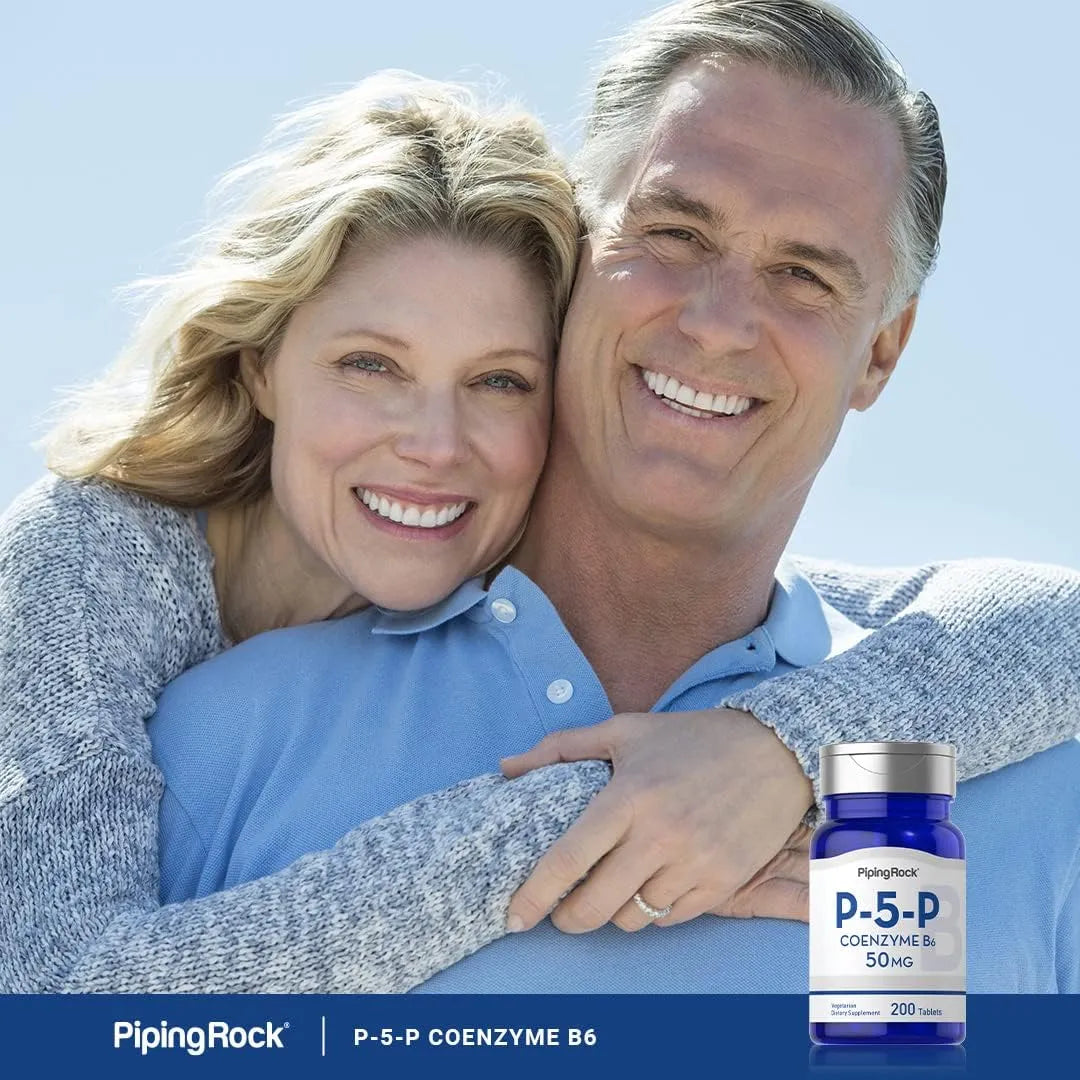 Vitamina B6 P5P 50 Mg 200 Tabletas Piridoxal 5 Fosfato Forma Activa