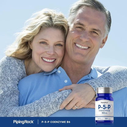 Vitamina B6 P5P 50 Mg 200 Tabletas Piridoxal 5 Fosfato Forma Activa
