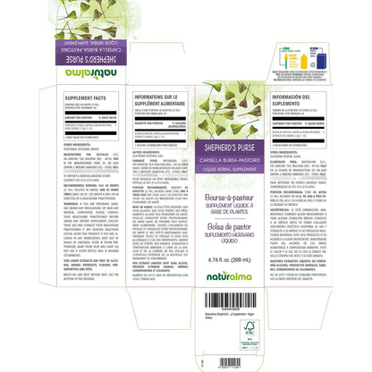 Extracto Liquido De Shepherd S Purse 200Ml Sin Alcohol Vegano