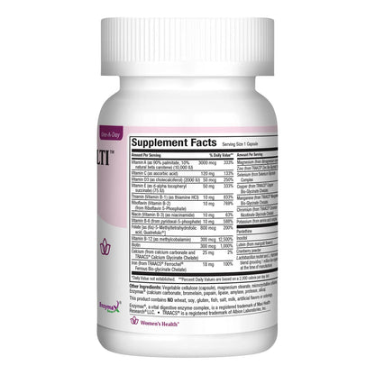 Multivitamínico Diario Femenino Con Biotina Vitaminas A B C D E Calcio Zinc